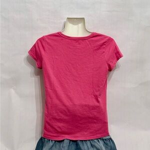 wonder nation Hot Pink Short Sleeve Crewneck Tee